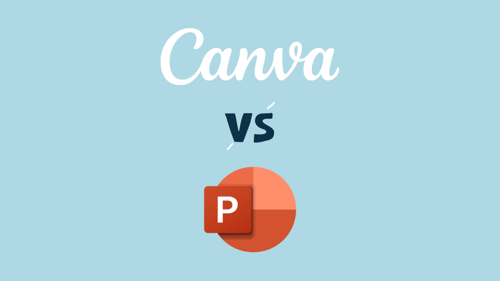 Canva vs PowerPoint (the two logos, side by side)