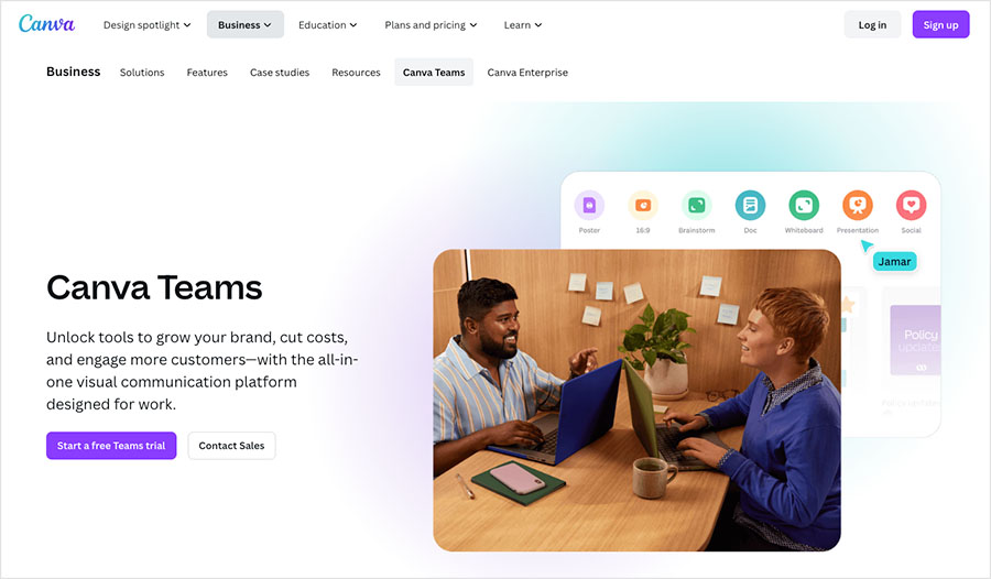 'Canva Teams'