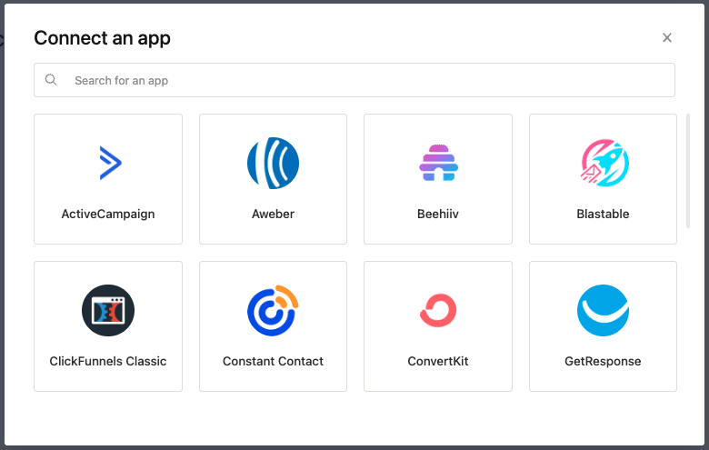 ClickFunnels integrations