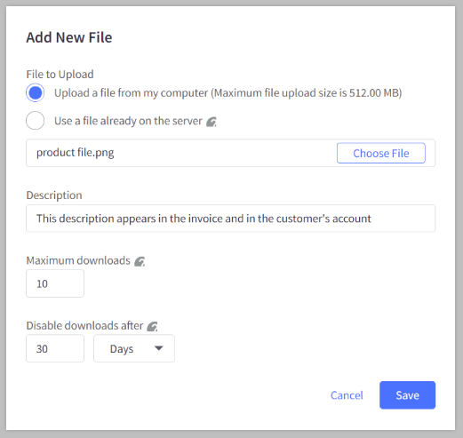 Creating a digital product in BigCommerce