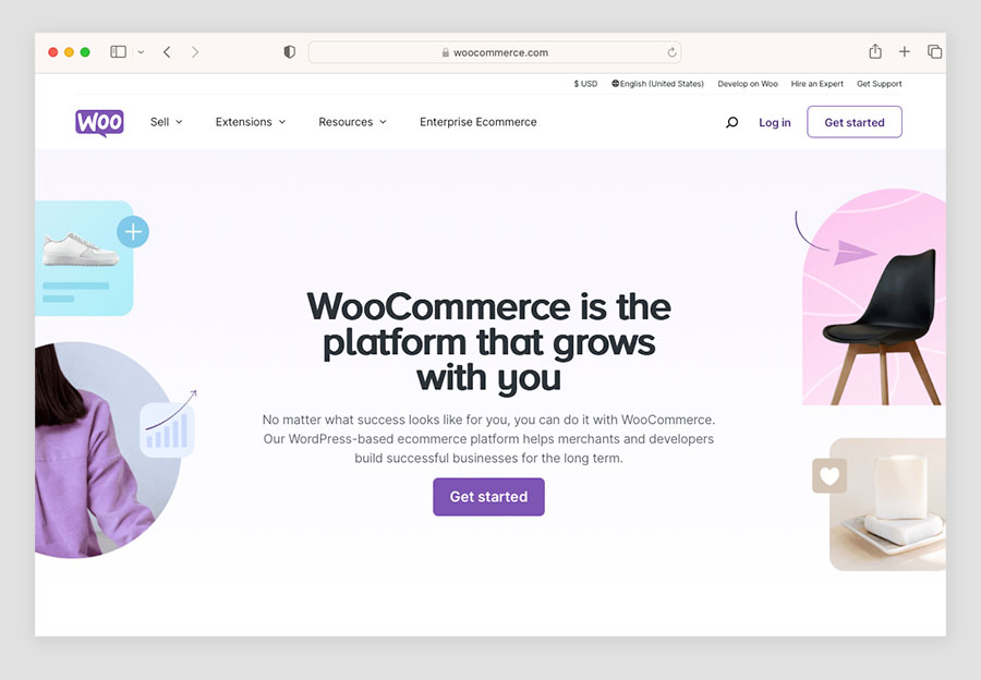 WooCommerce home page