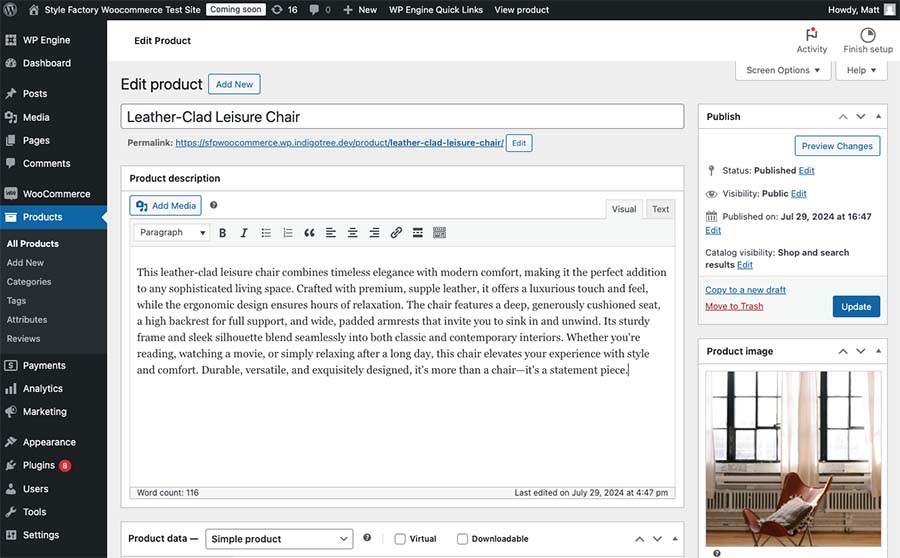 Using WooCommerce in self-hosted WordPress