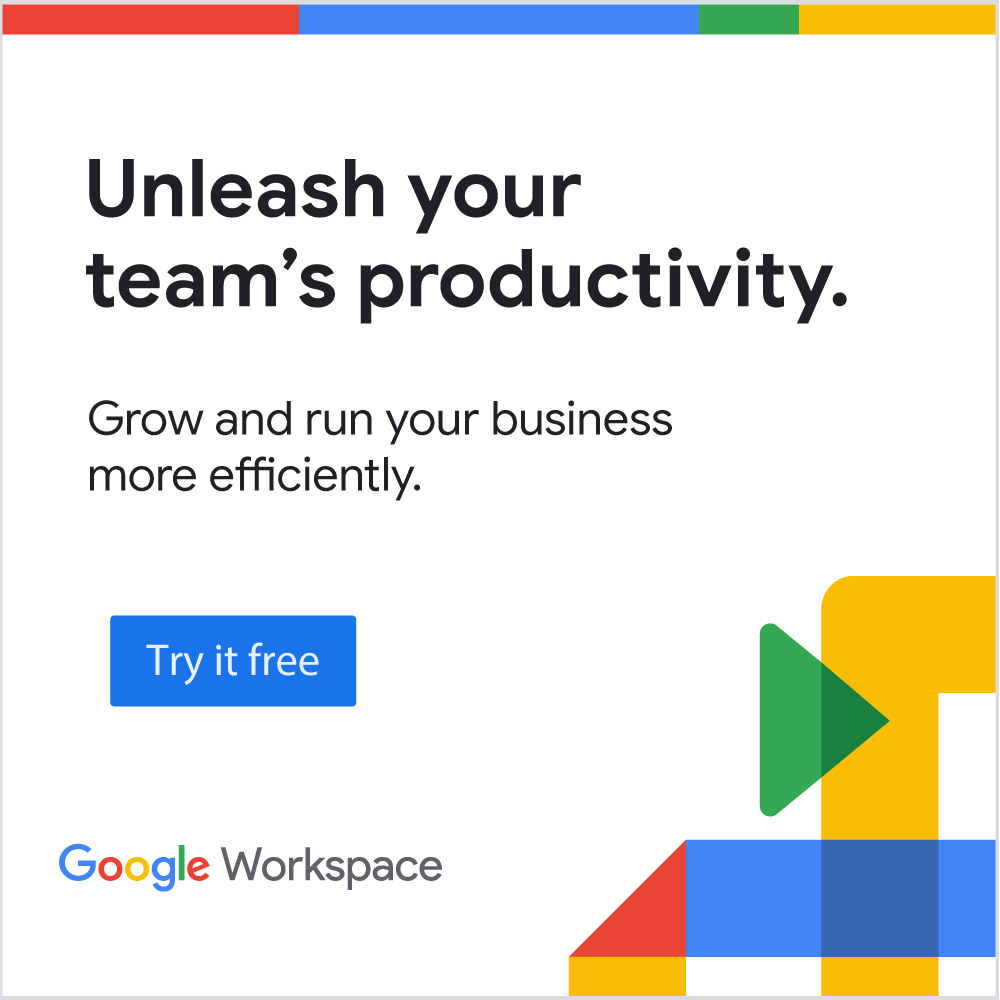Google Workspace banner ad