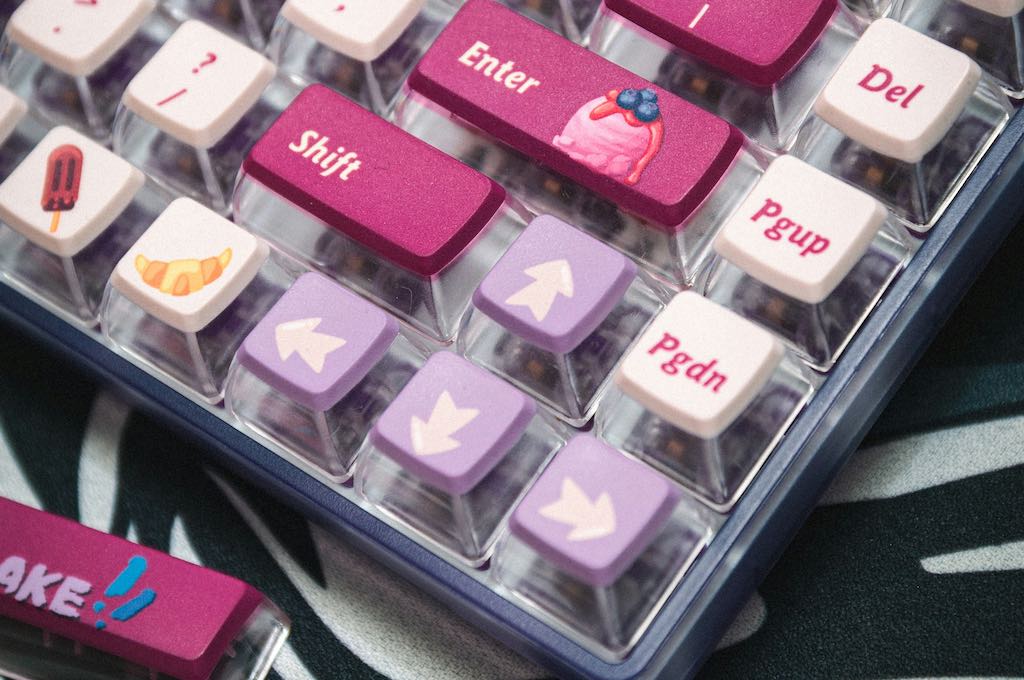Example of a personalized product (a keyboard)