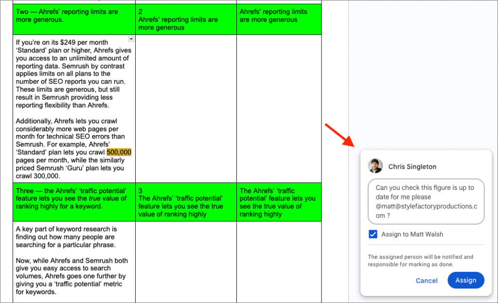Collaborating in Google Workspace