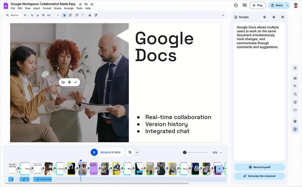Using Google Vids