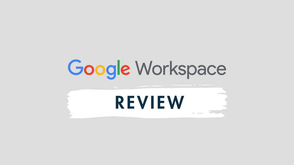 Google Workspace review (image of the product logo and a 'review' label)