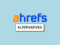 'Ahrefs alternatives' - the Ahrefs logo against a light blue background