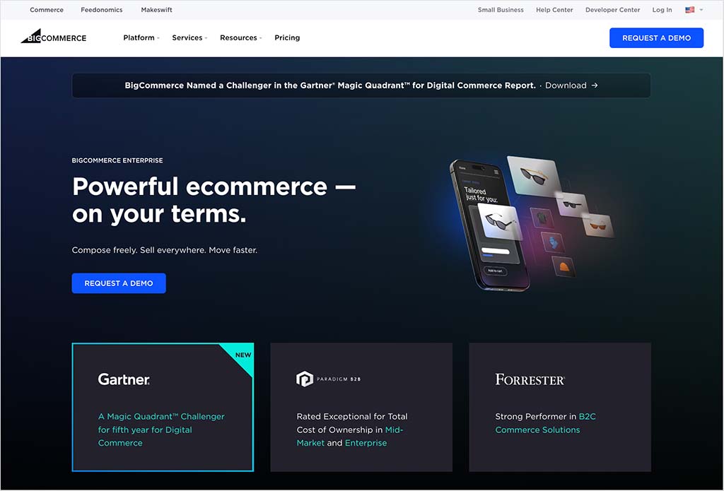 The BigCommerce Enterprise platform