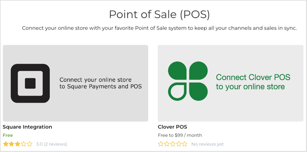 Ecwid POS integrations