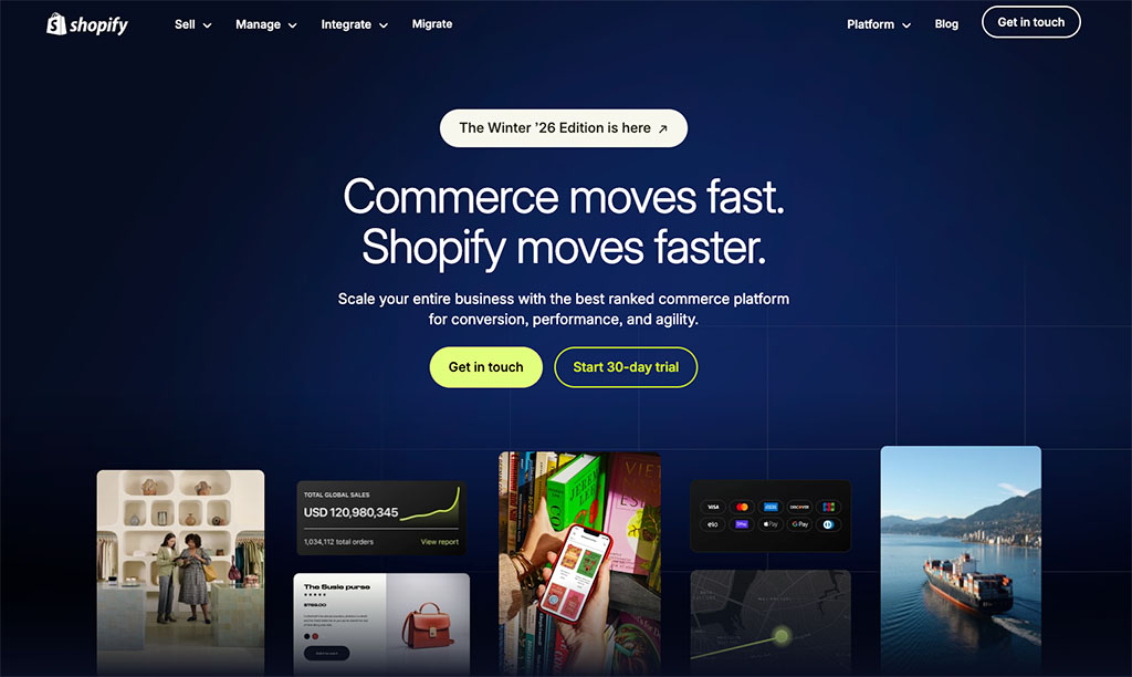 The Shopify Plus platform