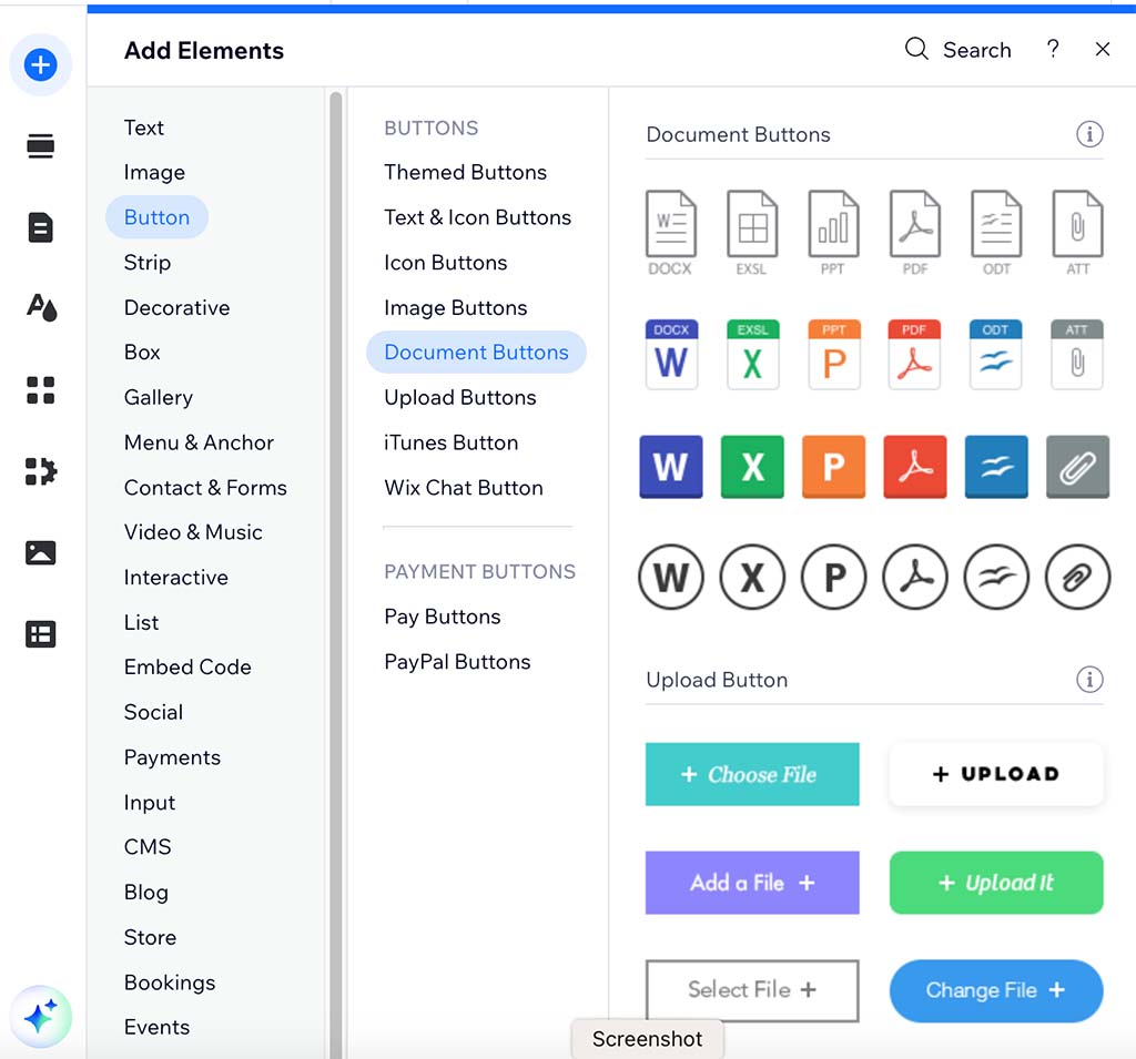 Wix page components