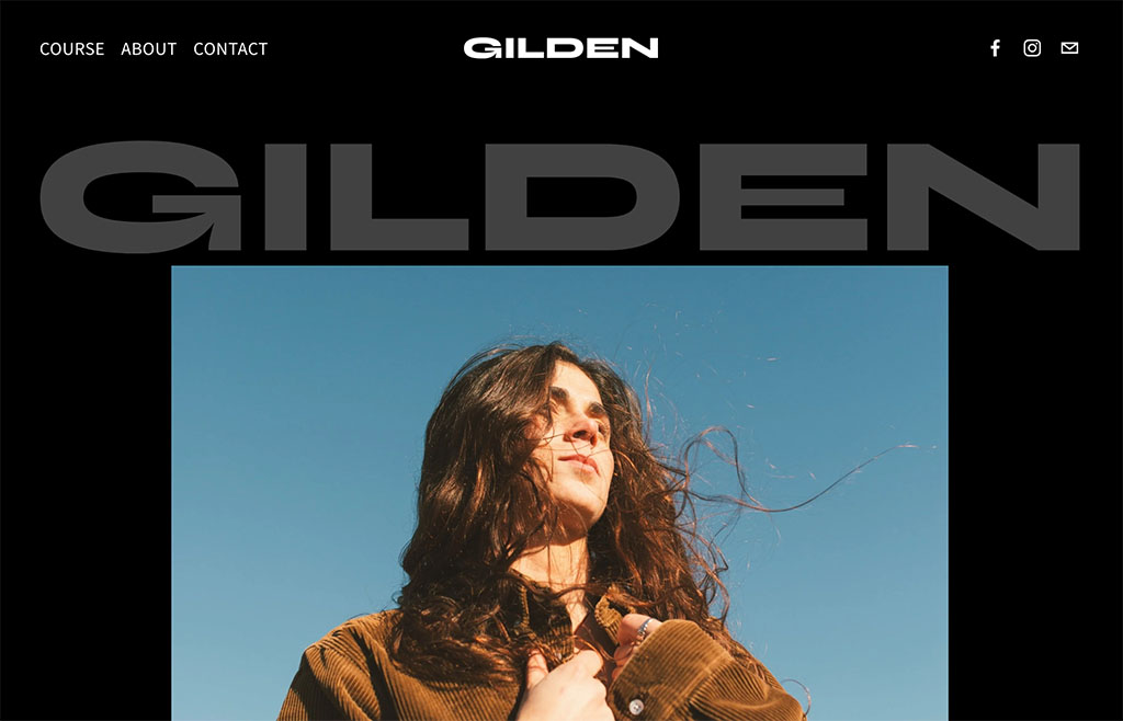 Squarespace's 'Gilden' template