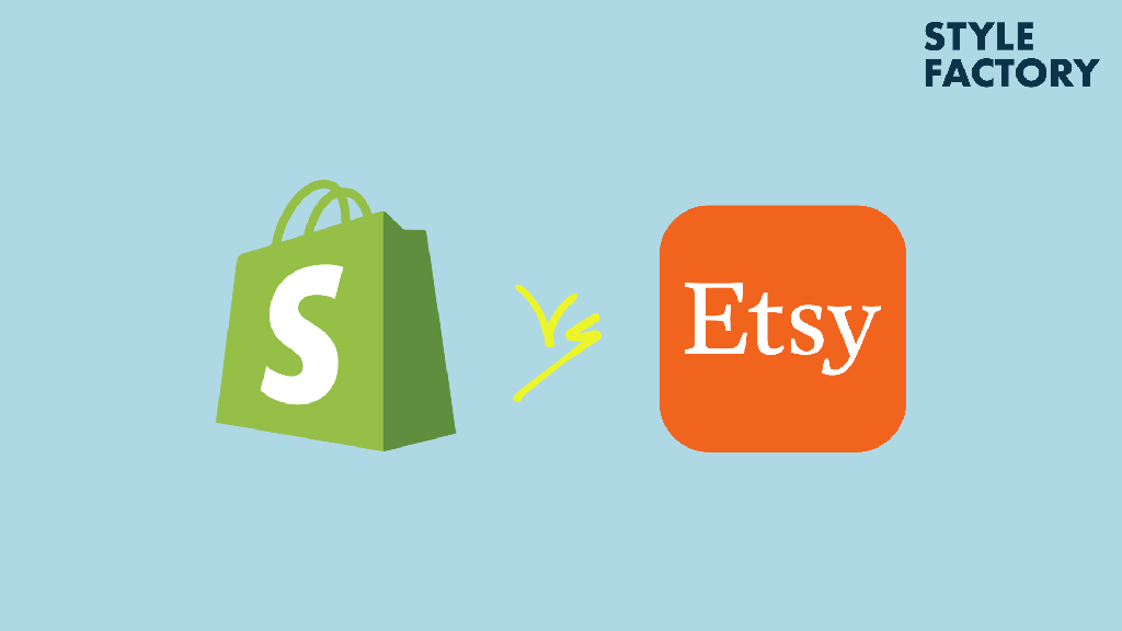Shopify vs Etsy (the two logos side by side)