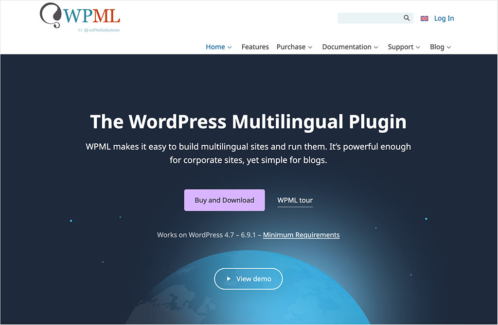 The WordPress Multilingual plugin