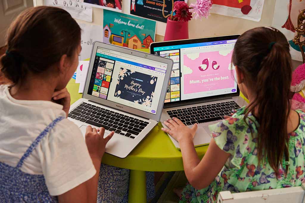 Canva for Education students