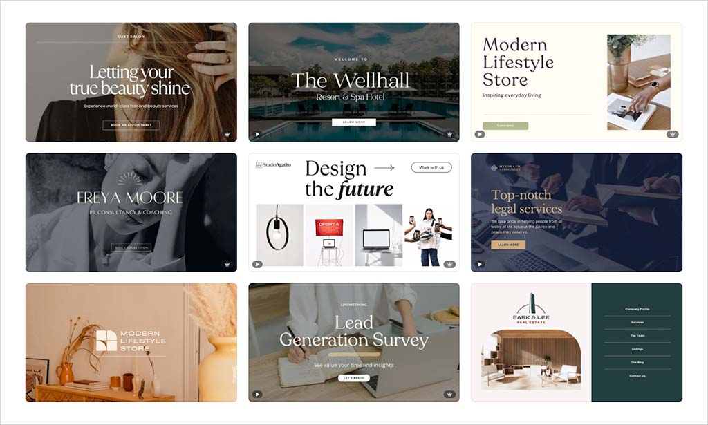 Examples of Canva templates