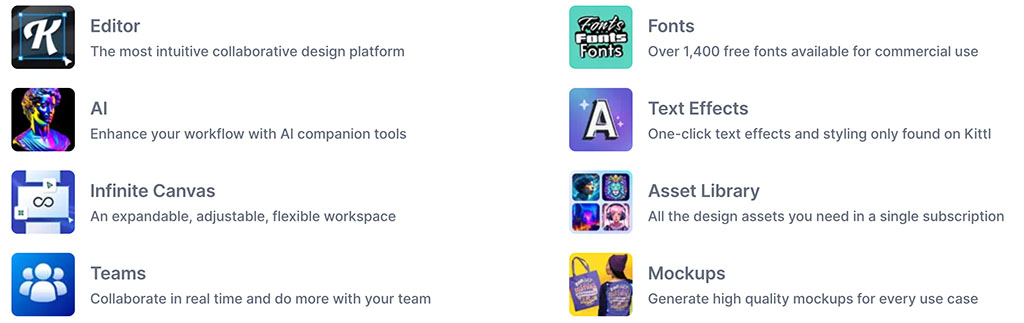 Kittl now includes a wide range of general design tools in addition to its core typography features