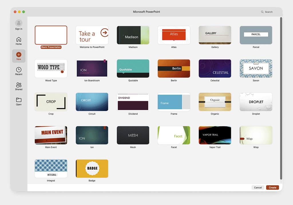 PowerPoint templates