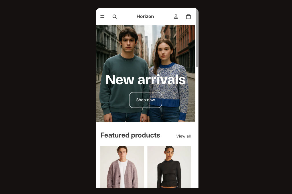 A responsive Shopify store theme