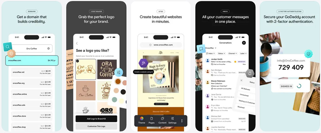 GoDaddy iOS app