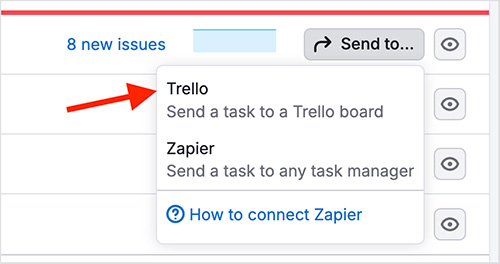 Sending a task to Trello
