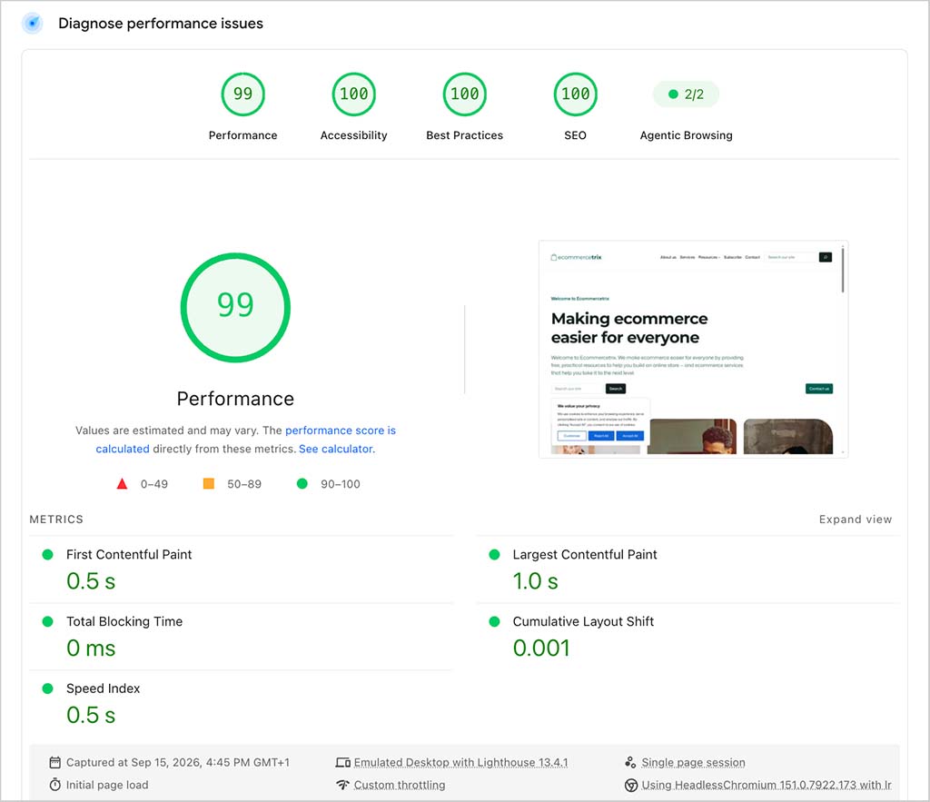 PageSpeed Insights