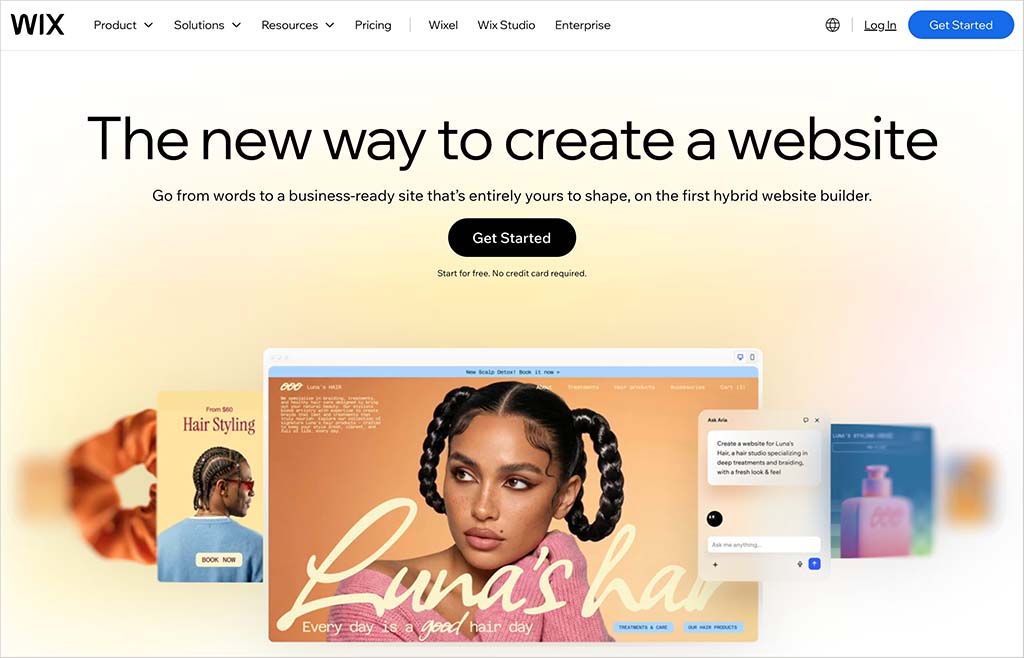The Wix platform